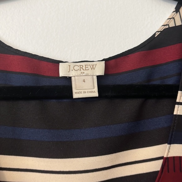 J.Crew Striped Silky Tank Size 4 - Picture 3 of 7